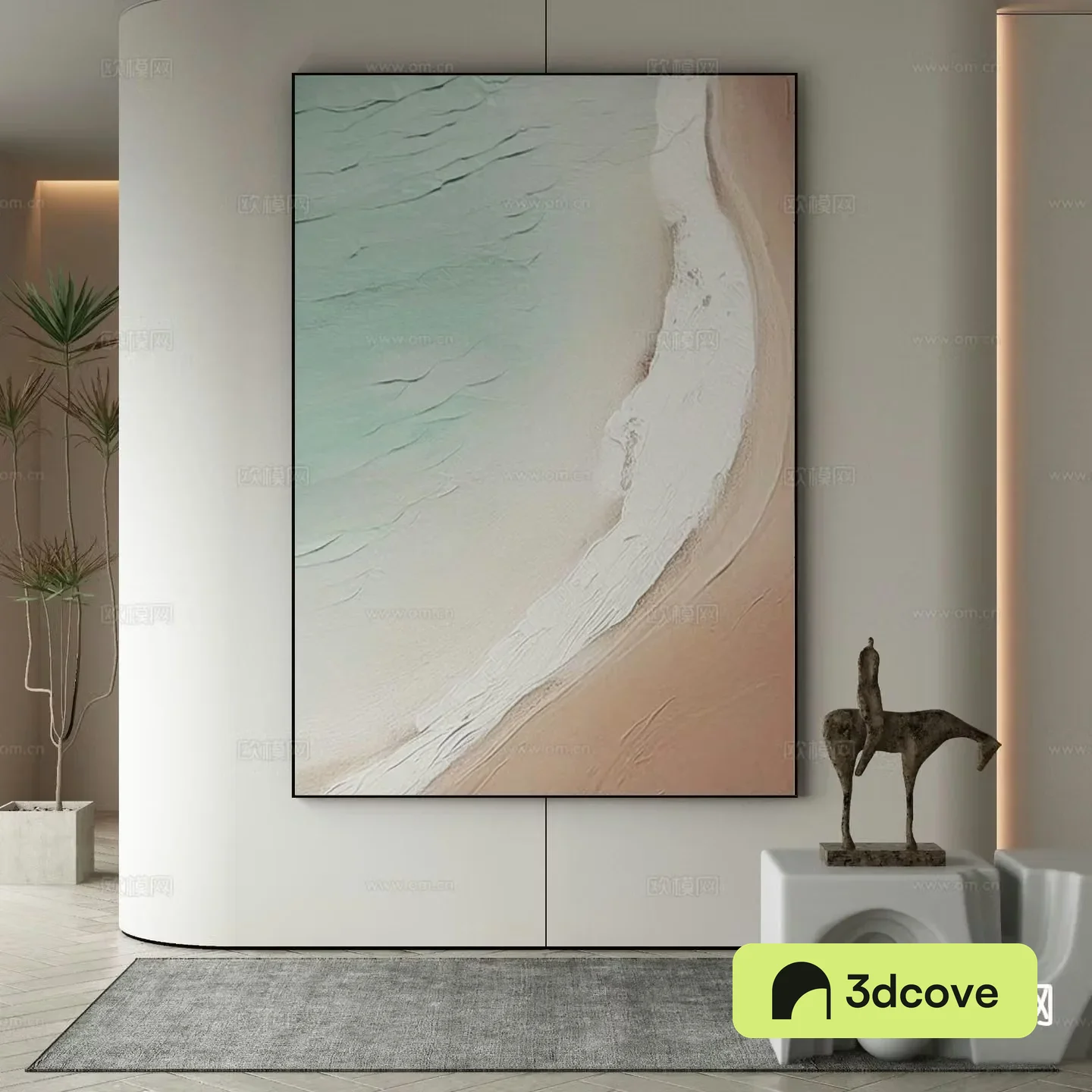 Modern art painting texture painting decorative painting