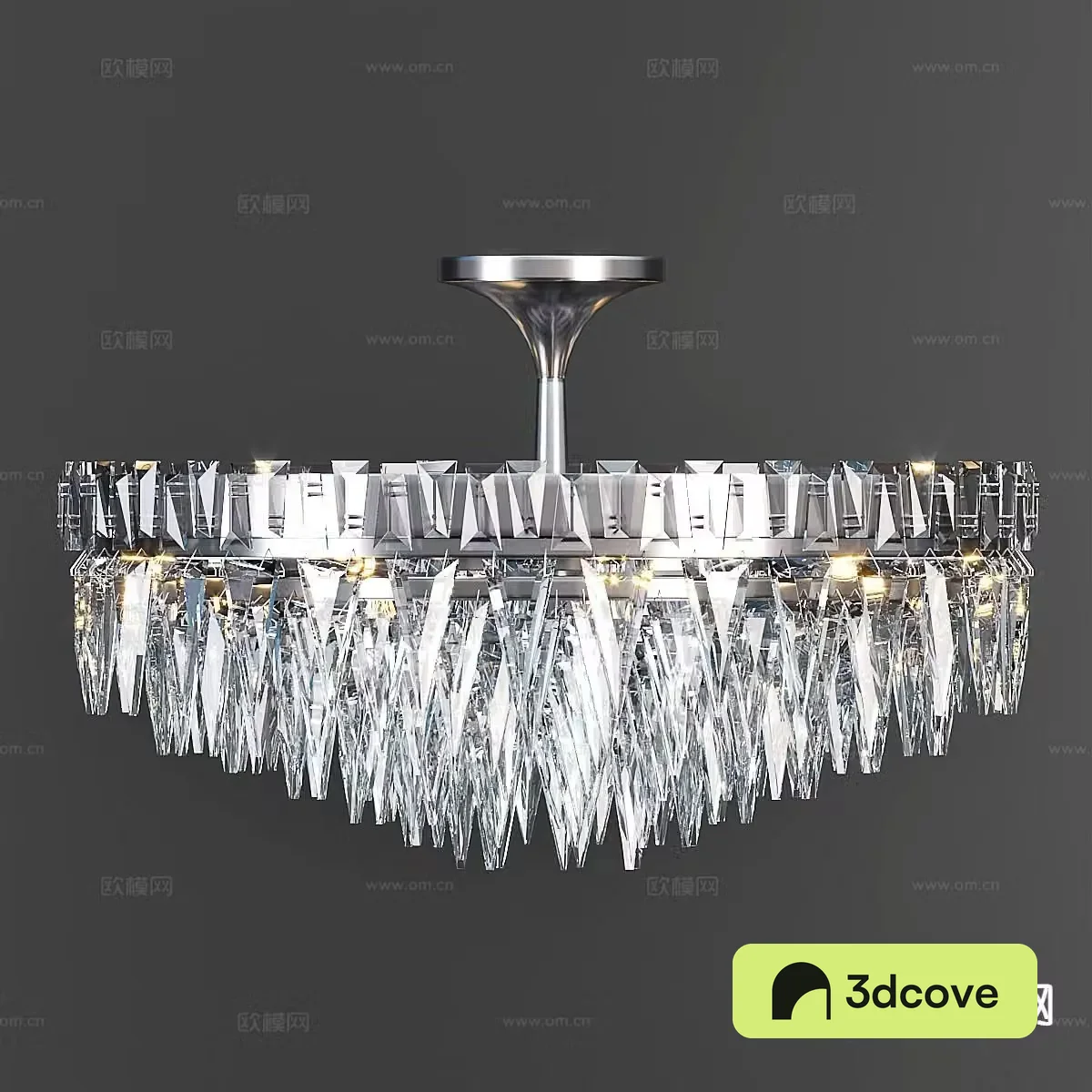 Light luxury crystal chandelier