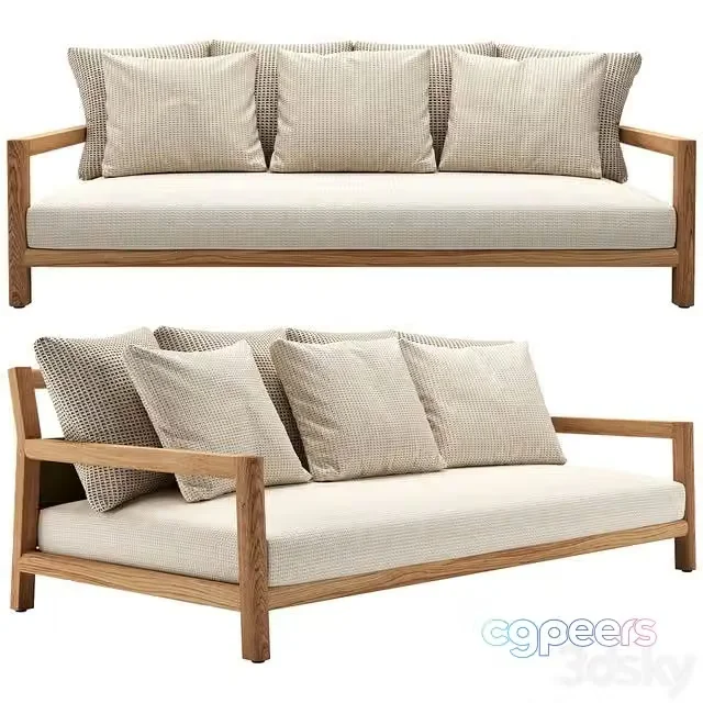 3ds Max Free – B&B Italia Pablo Outdoor Sofa