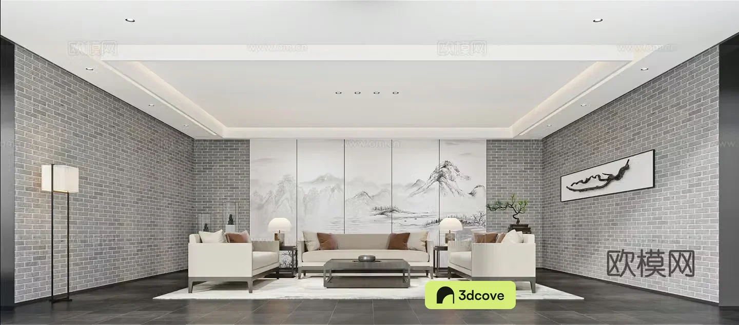 New Chinese style reception room