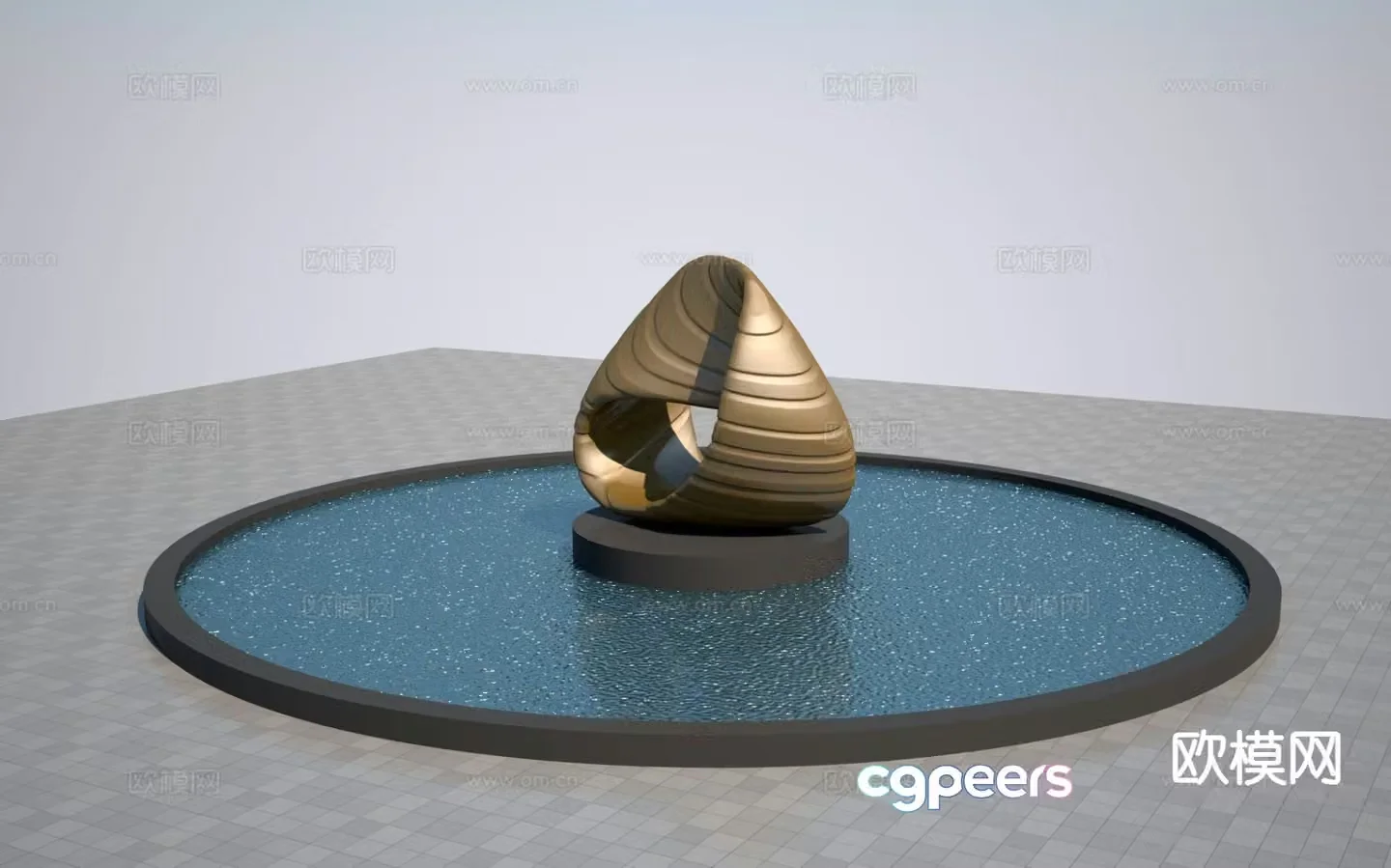 Modern sculpture 3d model
