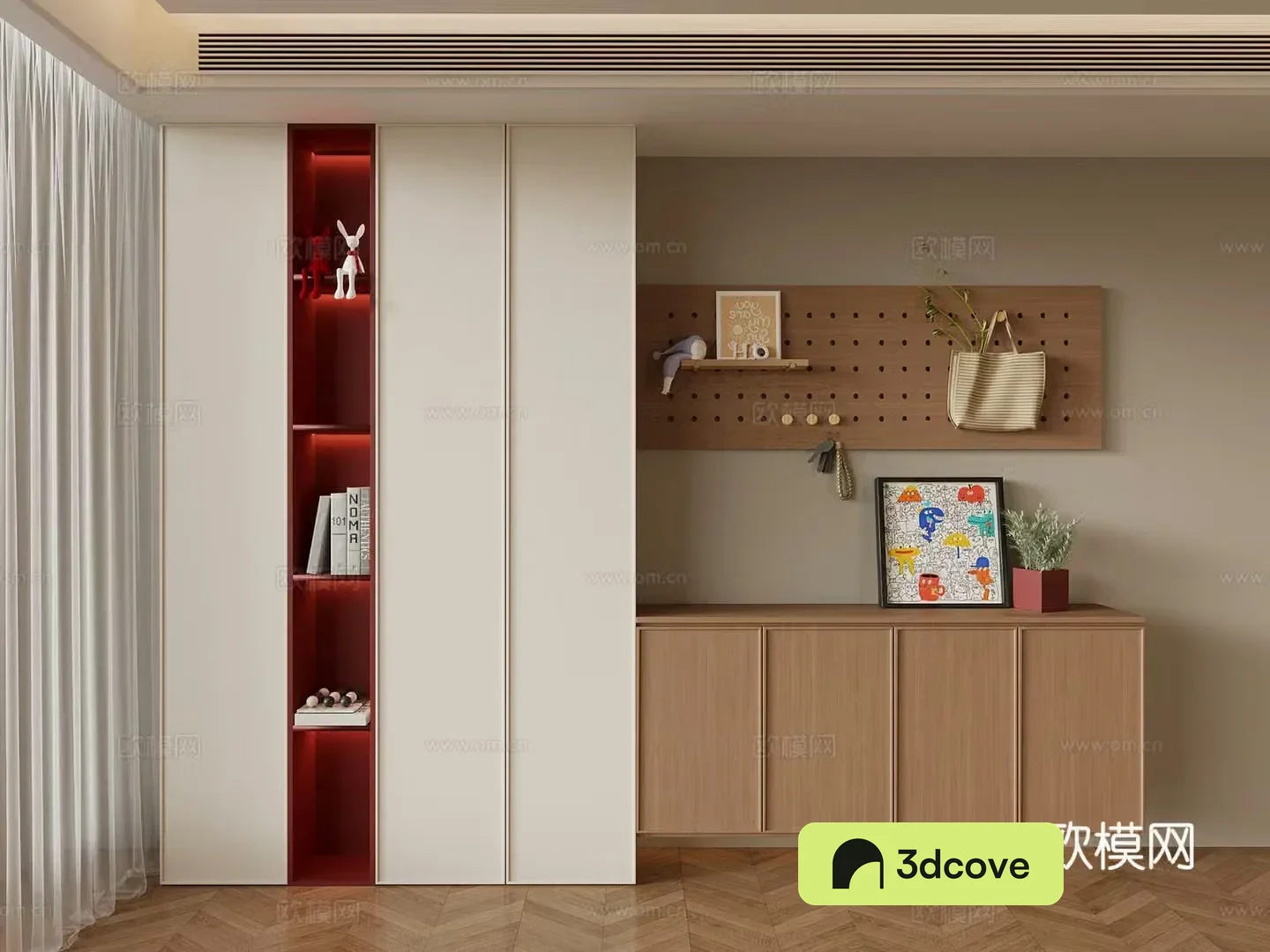 Modern porch shoe cabinet