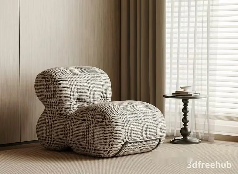 Modern Living Room 3D Model – 6947 – VRAY Render