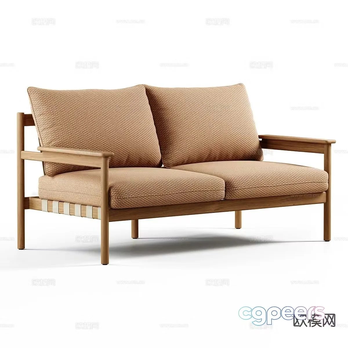 Modern love sofa 3d model