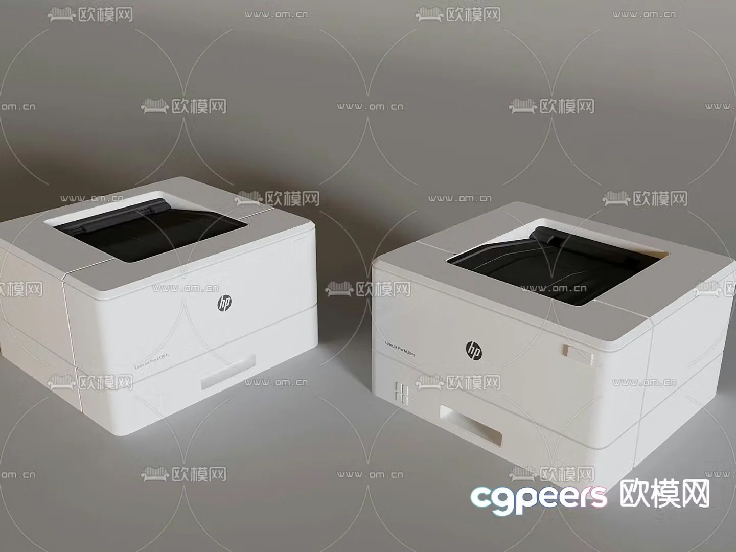 printer laser copier smart printer 3d model
