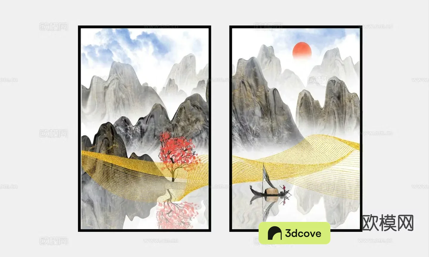 Chinese decorative painting hanging painting