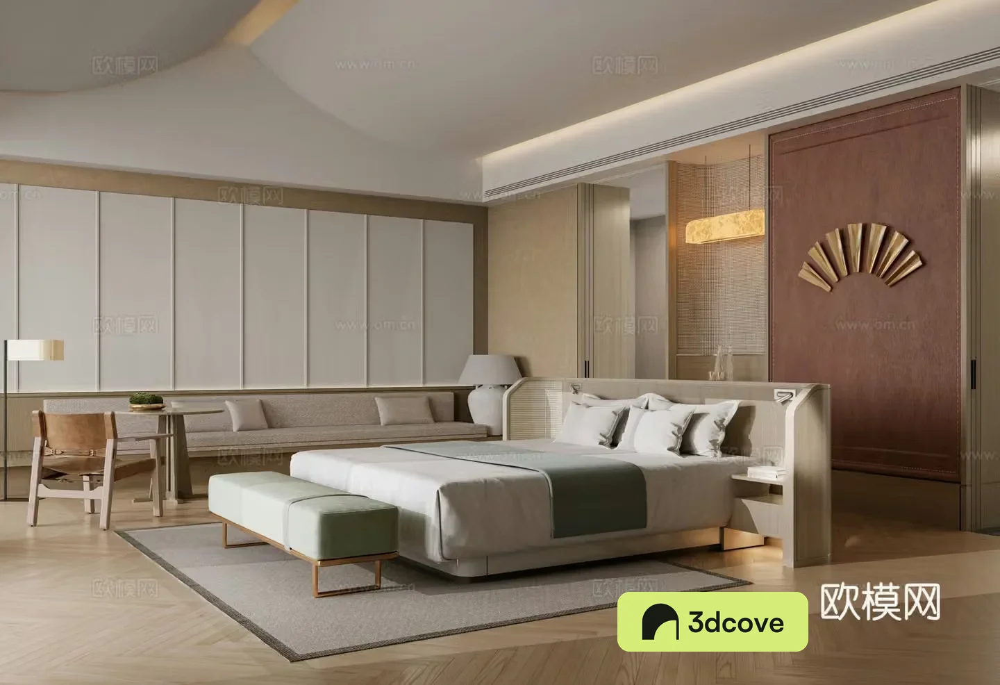 New Chinese hotel room