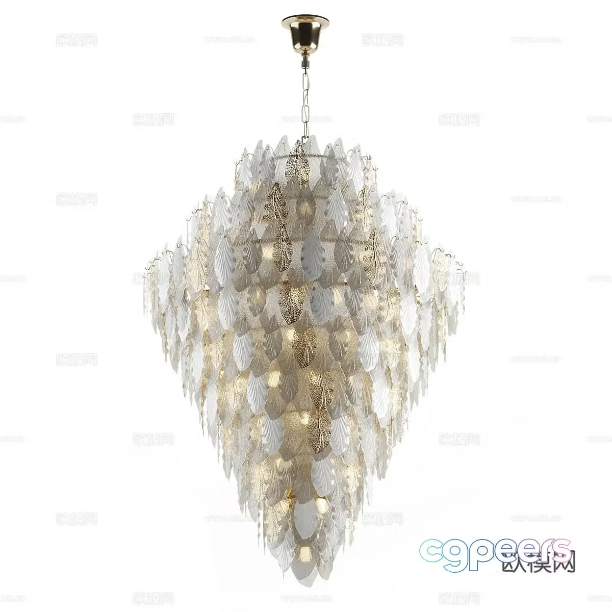 Modern simple chandeliers chandeliers simple chandeliers restaurant chandeliers crystal chandeliers lamps 3D model