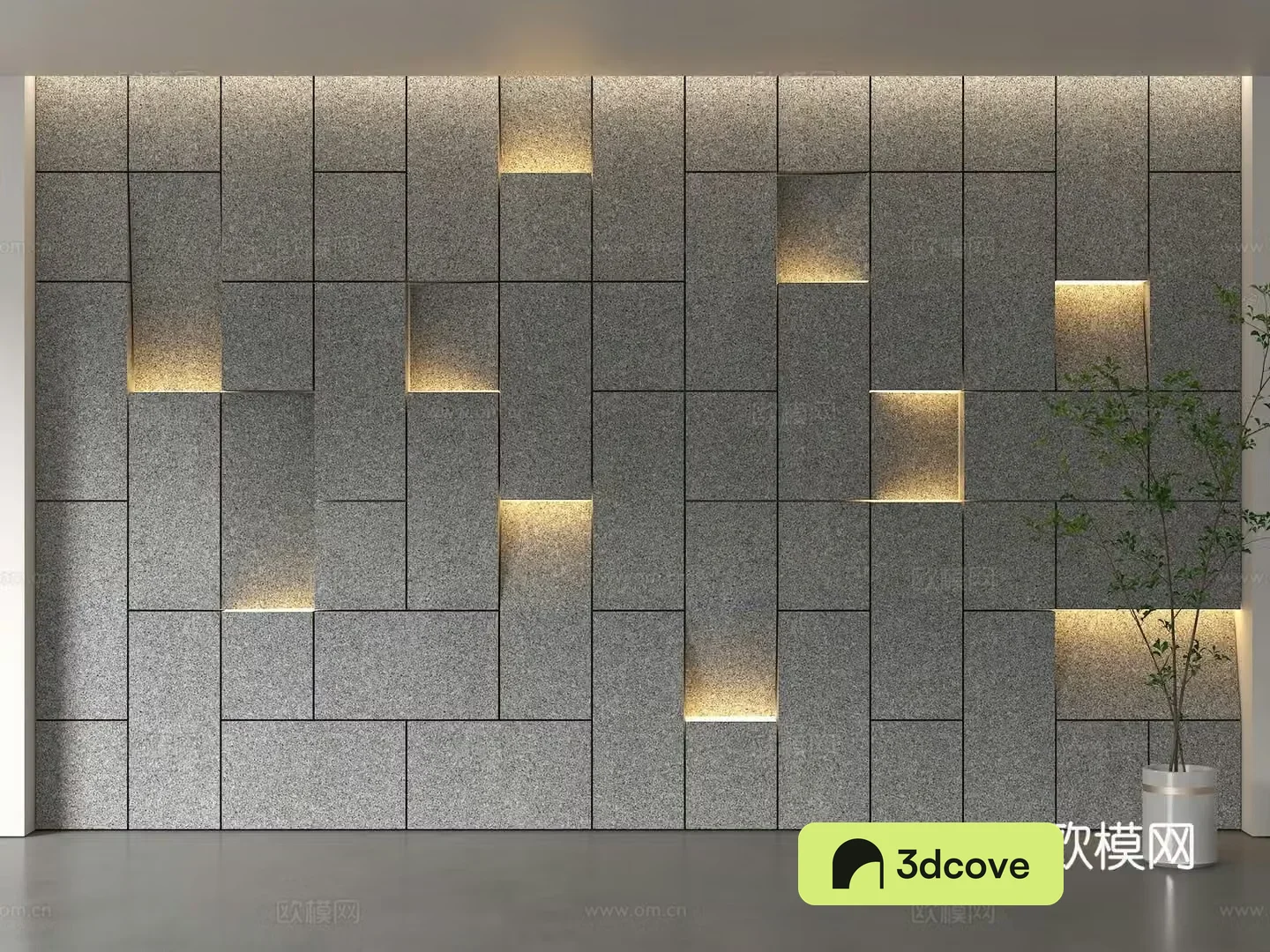Modern porch background wall Stone background wall Geometric stone background wall Stone gradient background wall Rock