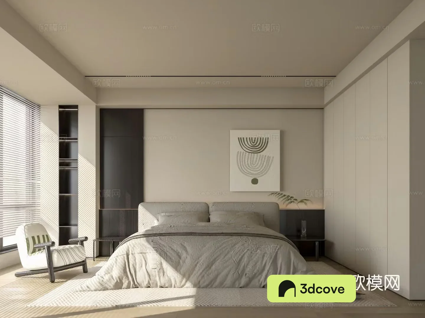 Modern elderly room bedroom