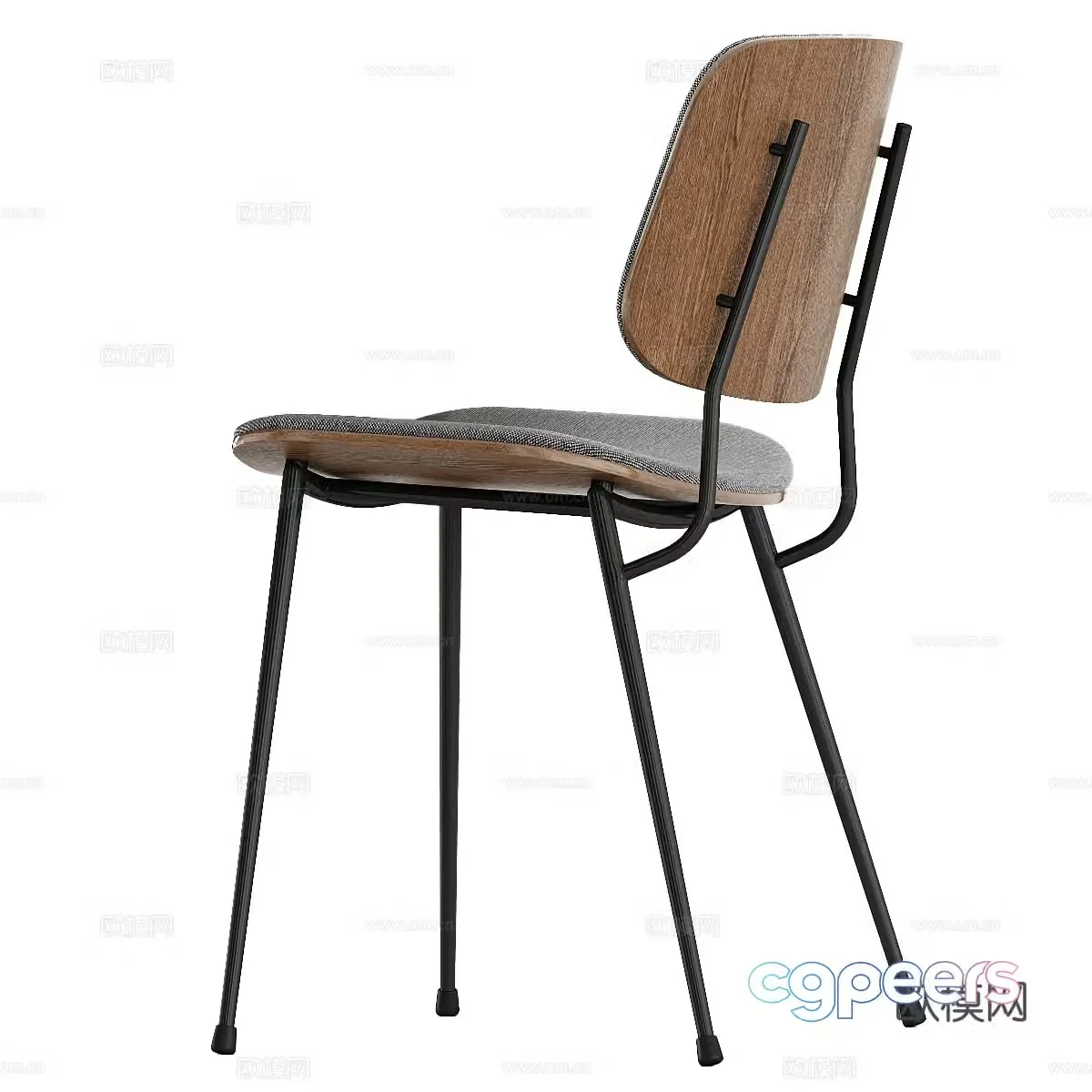 Bauhaus dining chair medieval dining chair single chair Bauhaus single chair 3d model