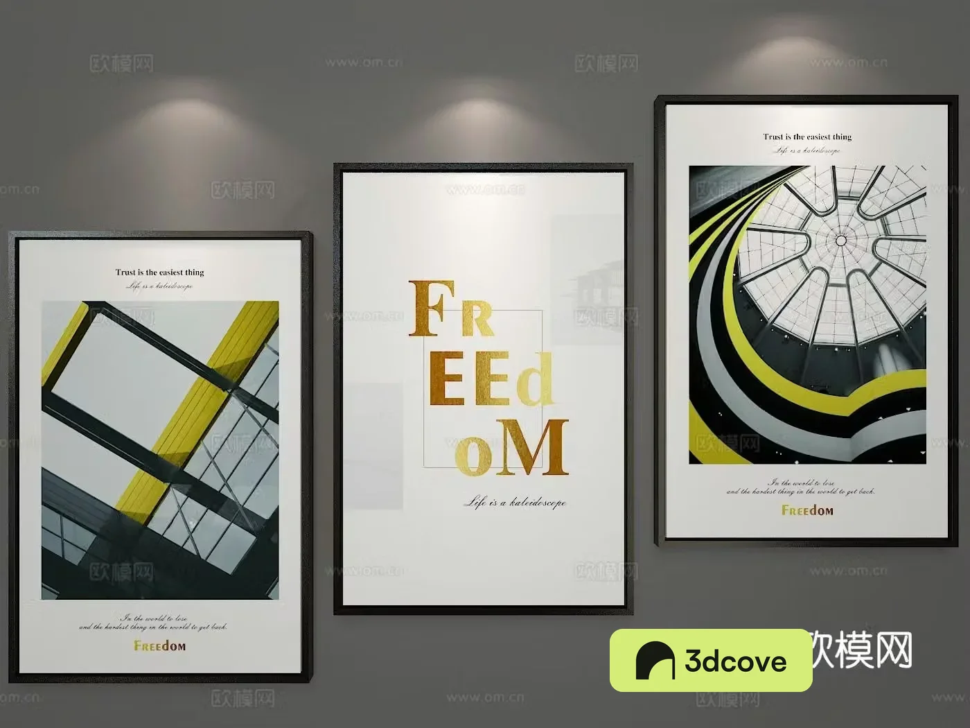 Modern art painting decorative painting
