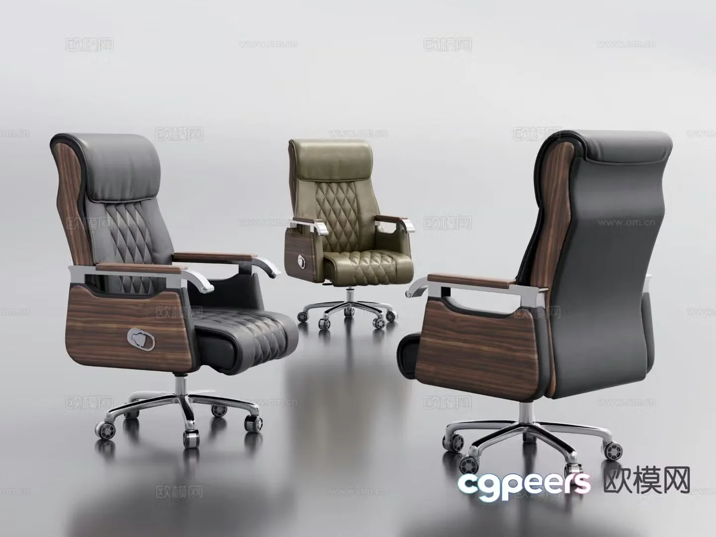 Office chair executive chair boss chair 3d model