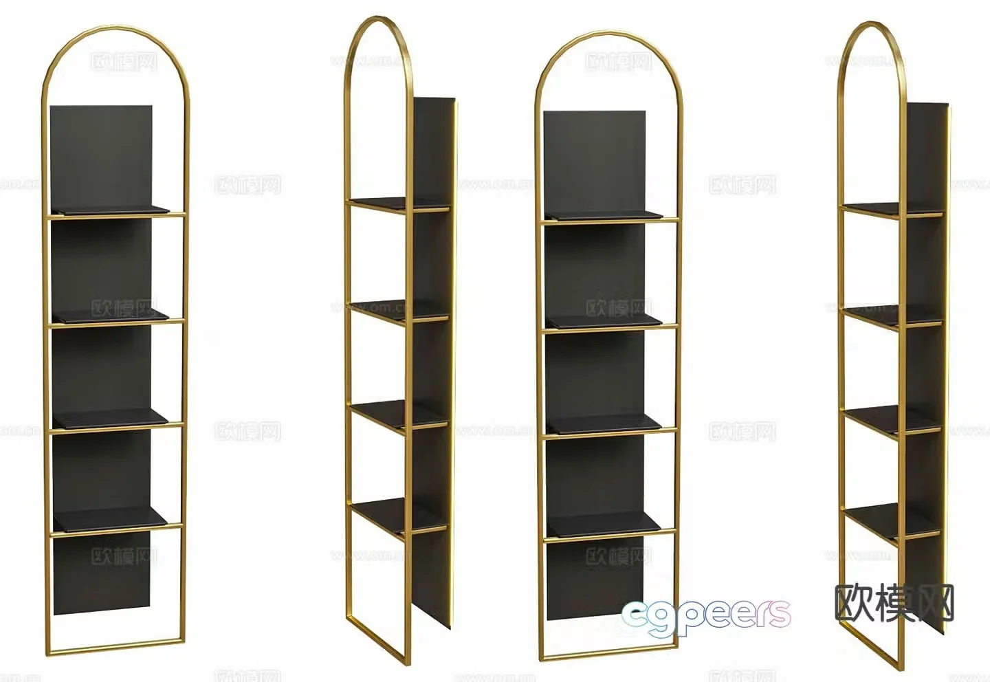 Modern storage rack display rack display rack 3d model