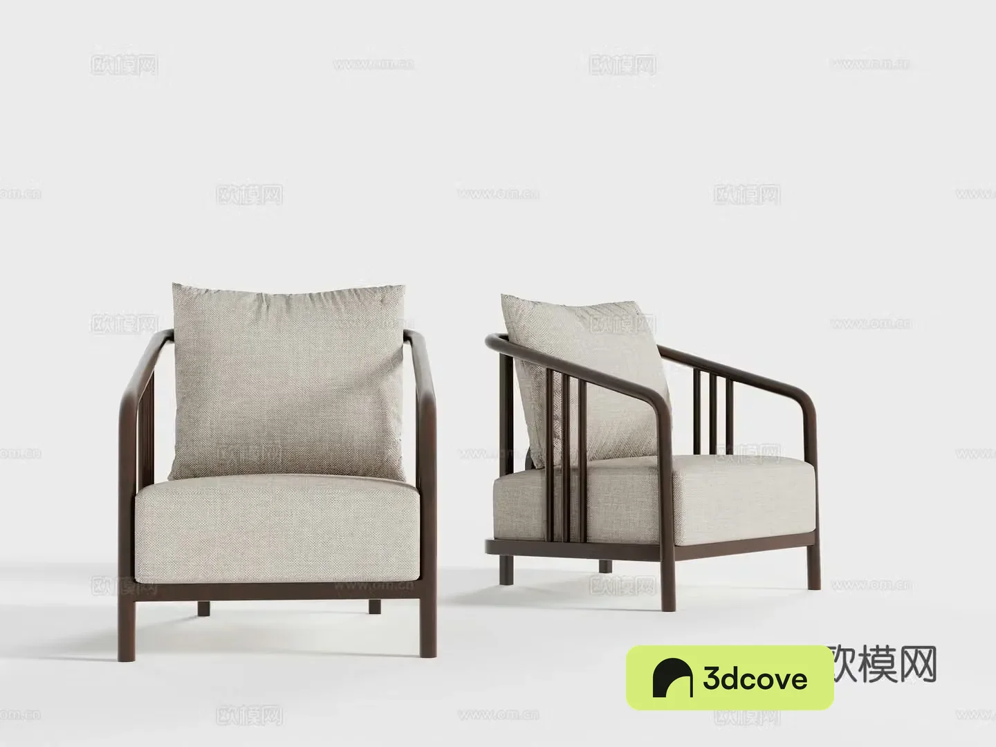 New Chinese -style casual chair armchair