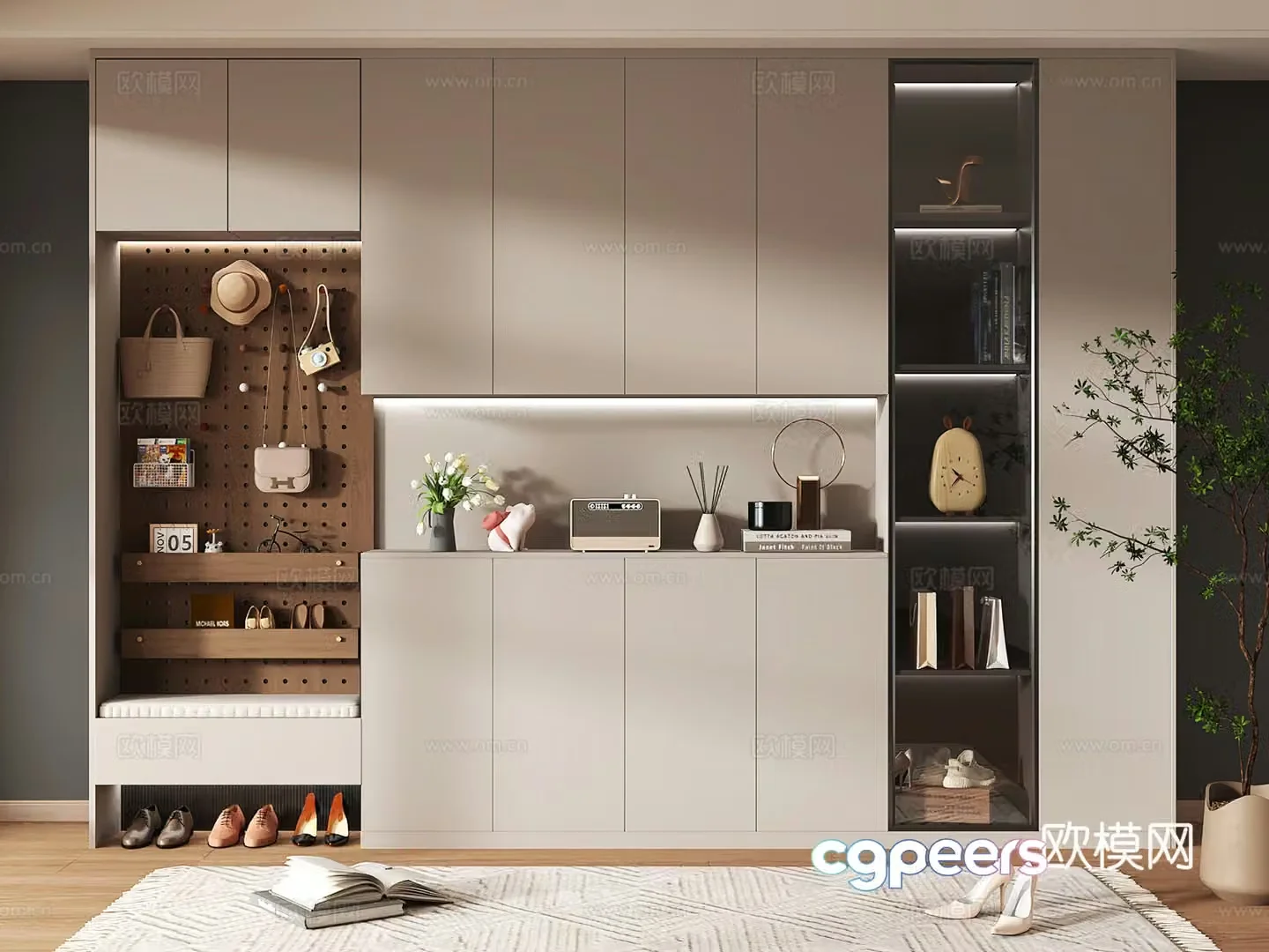Shoe cabinet design shoe cabinet partition shoe cabinet porch shoe cabinet home shoe cabinet 3D model