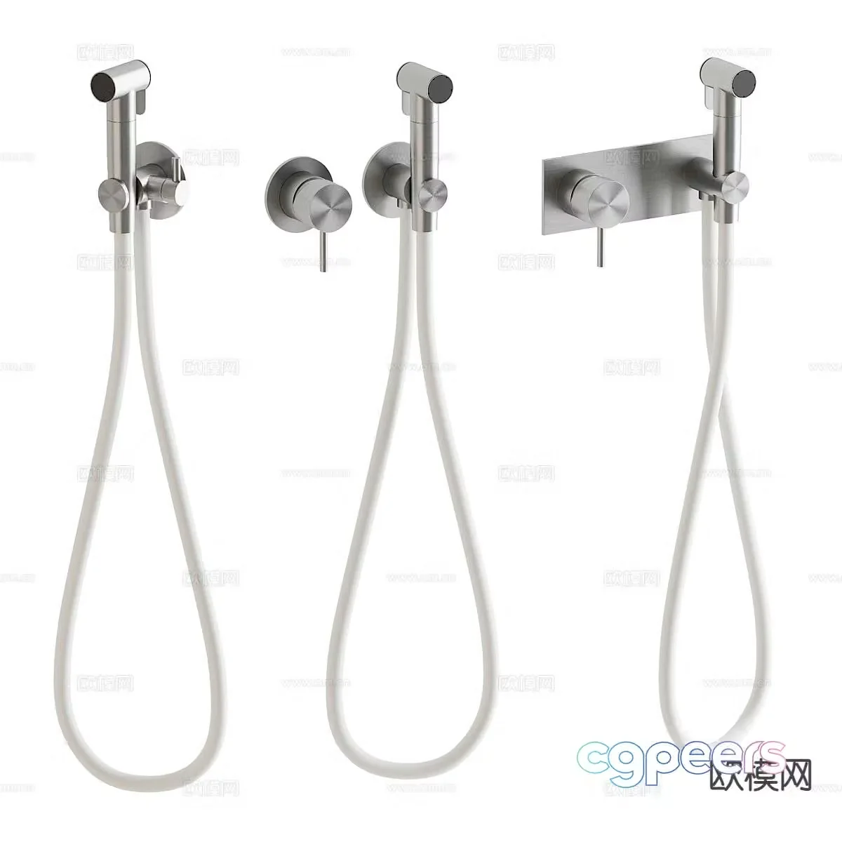 Bathroom supplies shower head handheld faucet shower head 3d model