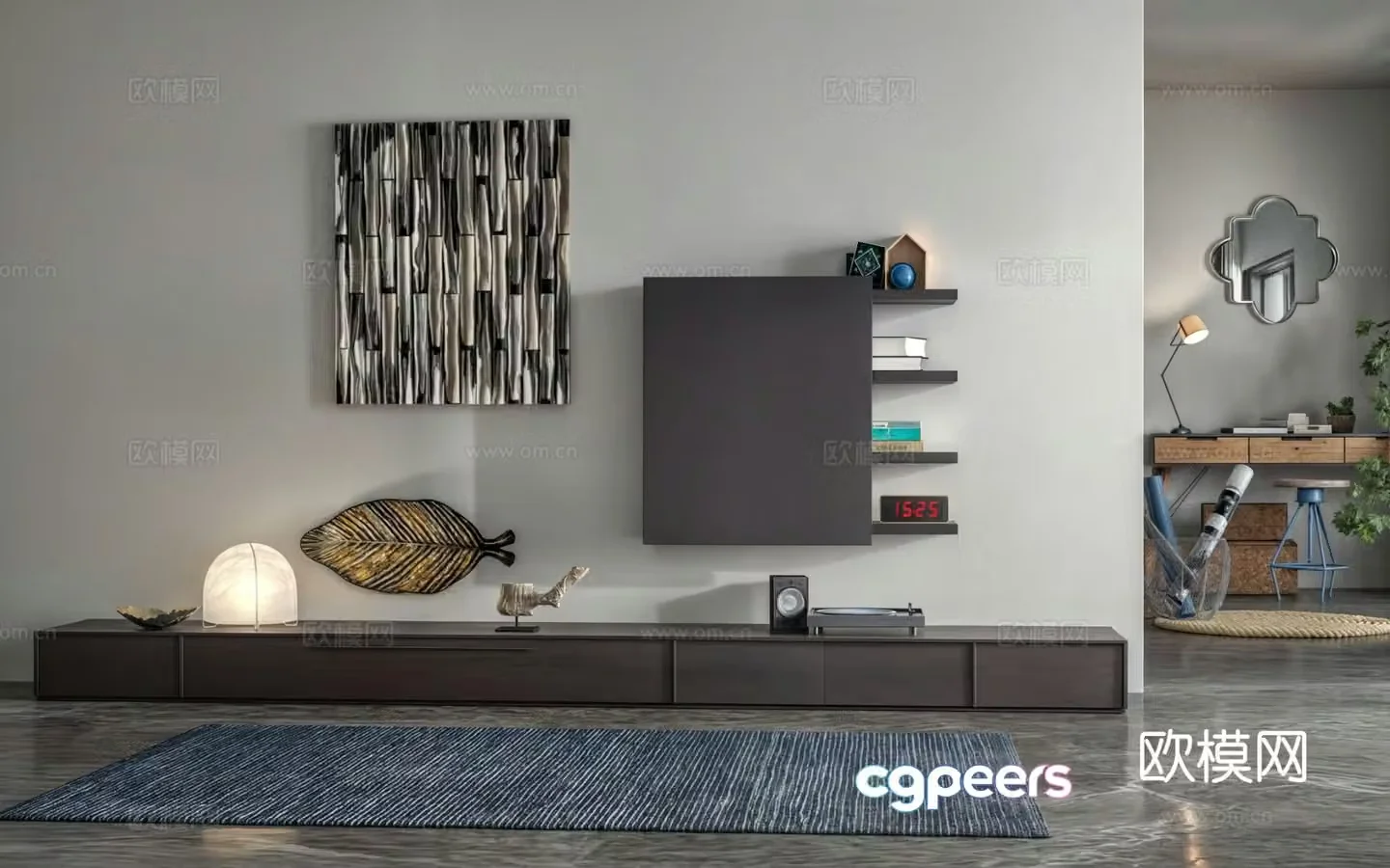 Modern TV cabinet 3d model