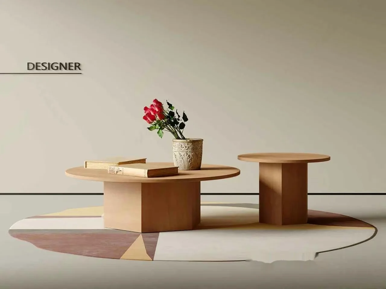 Modern Coffee Table 3D Model – 6541 – VRAY Render