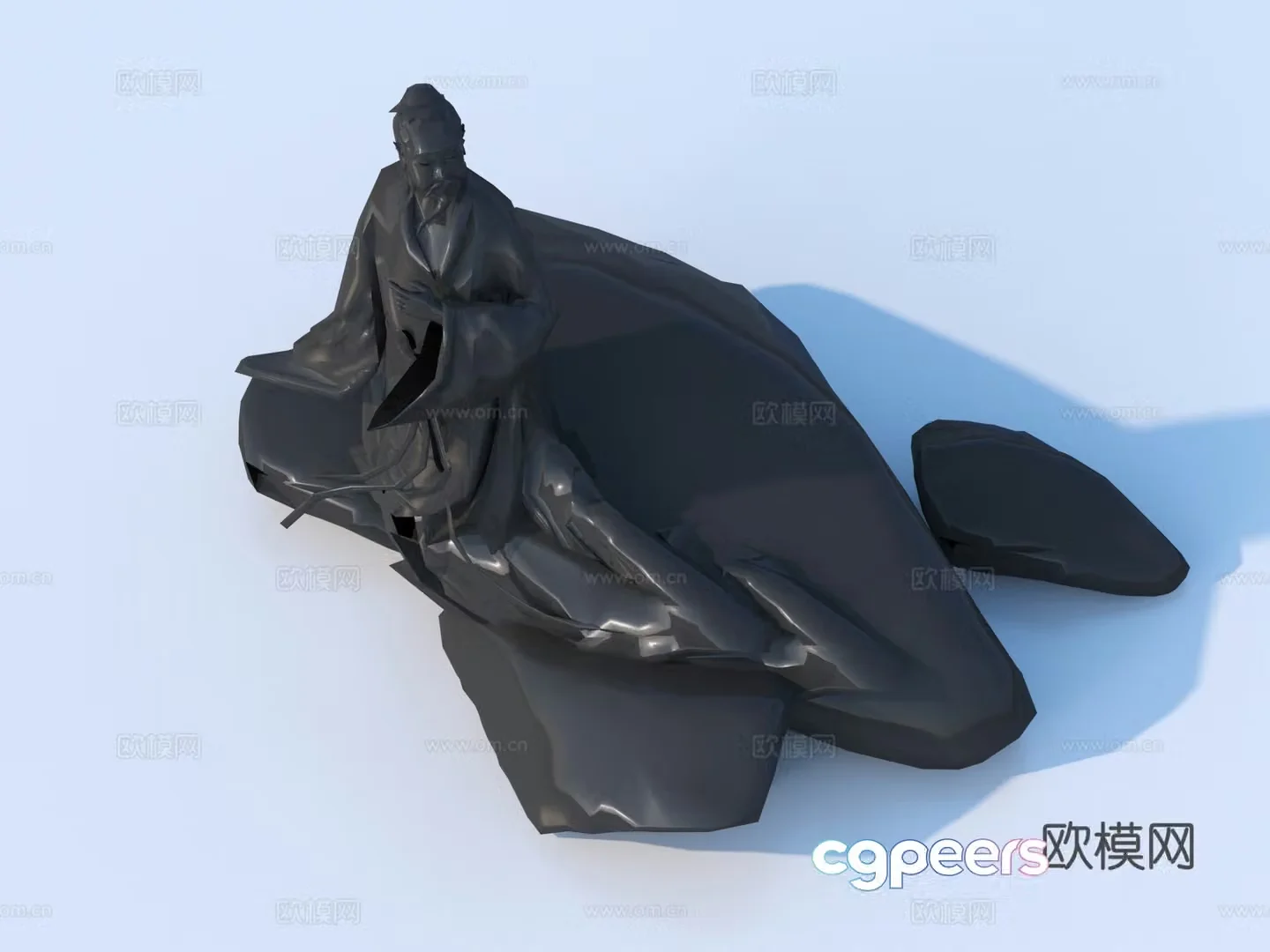 Statue Celebrity Sculpture 3d Model