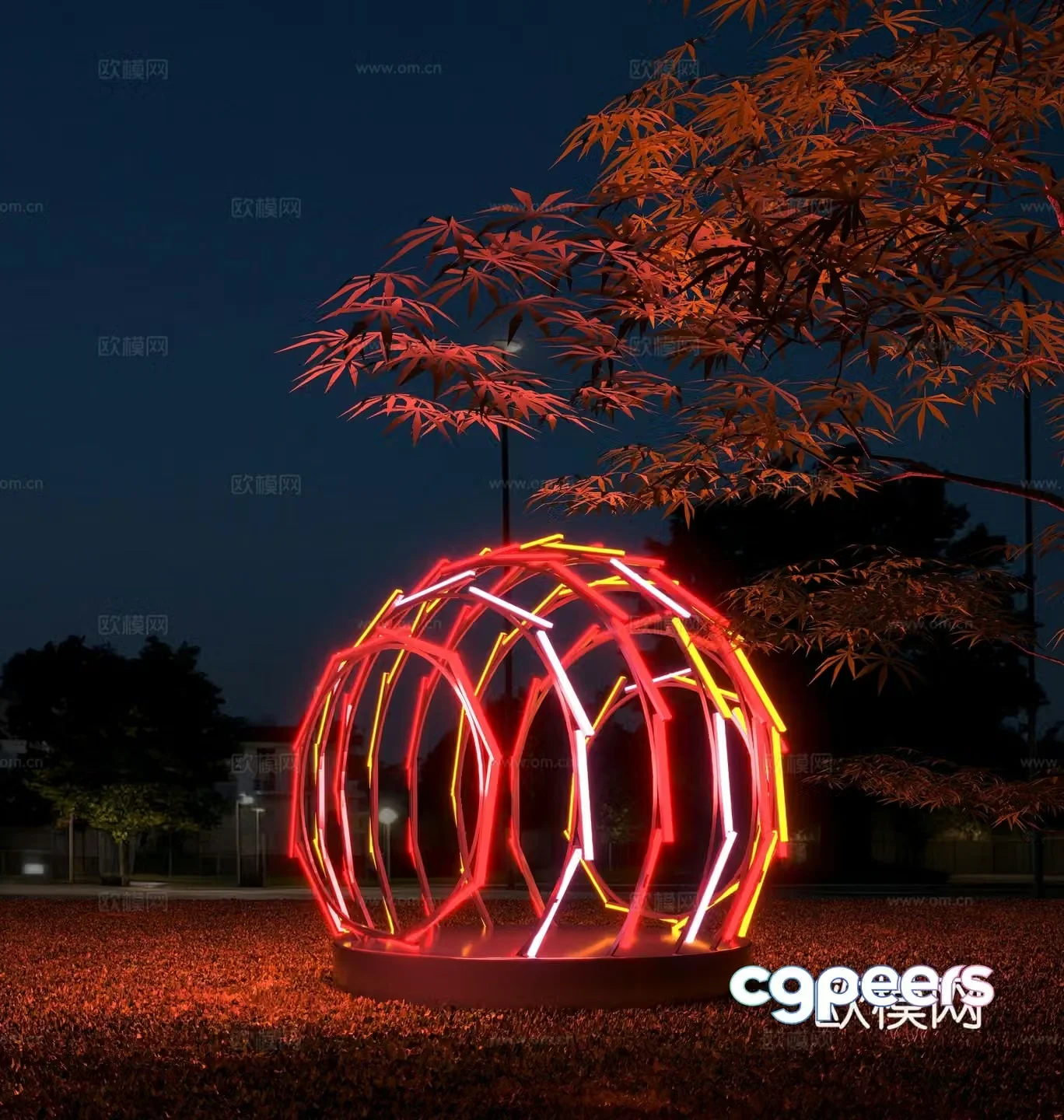 Lighting device Internet celebrity opening device 3D model