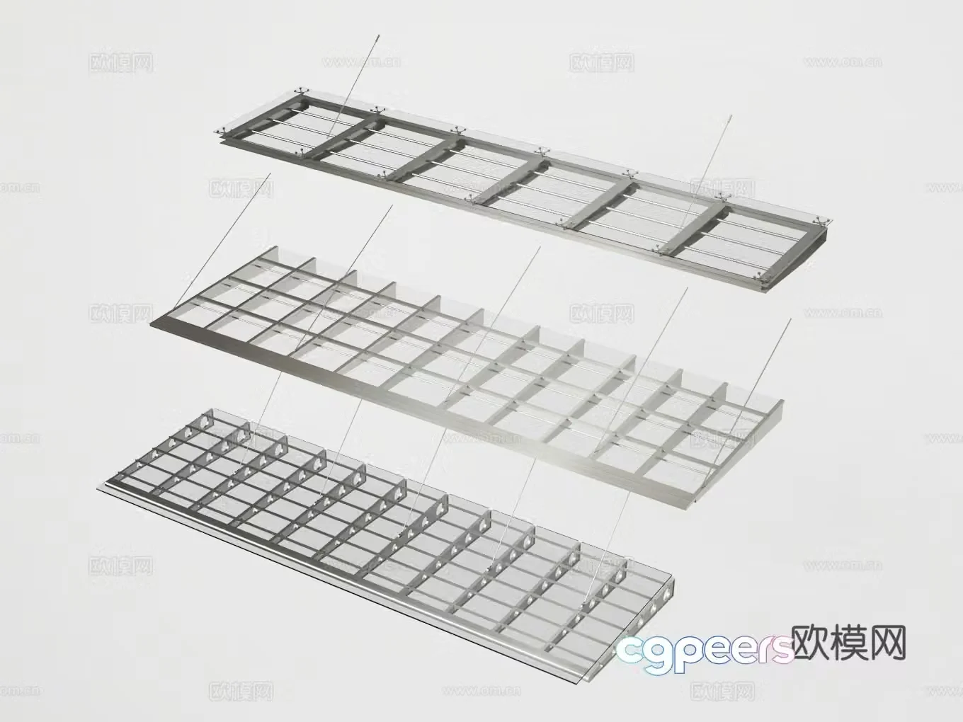 Glass shed 3d model