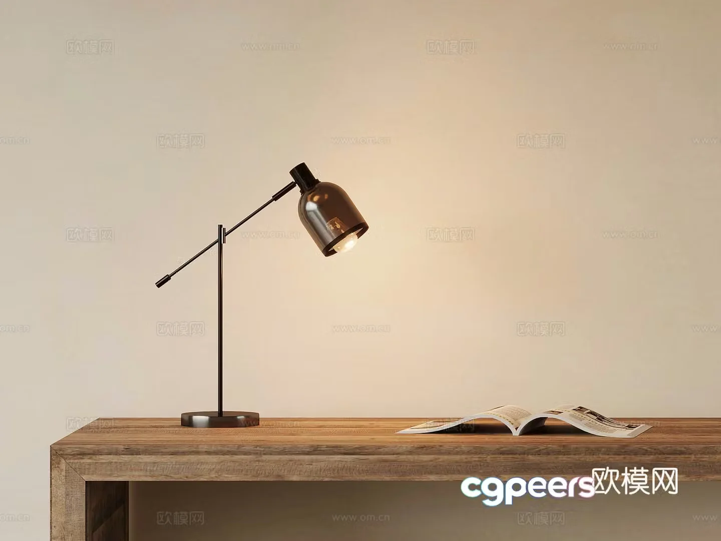 14 table lamps Modern simple table lamp 3d model
