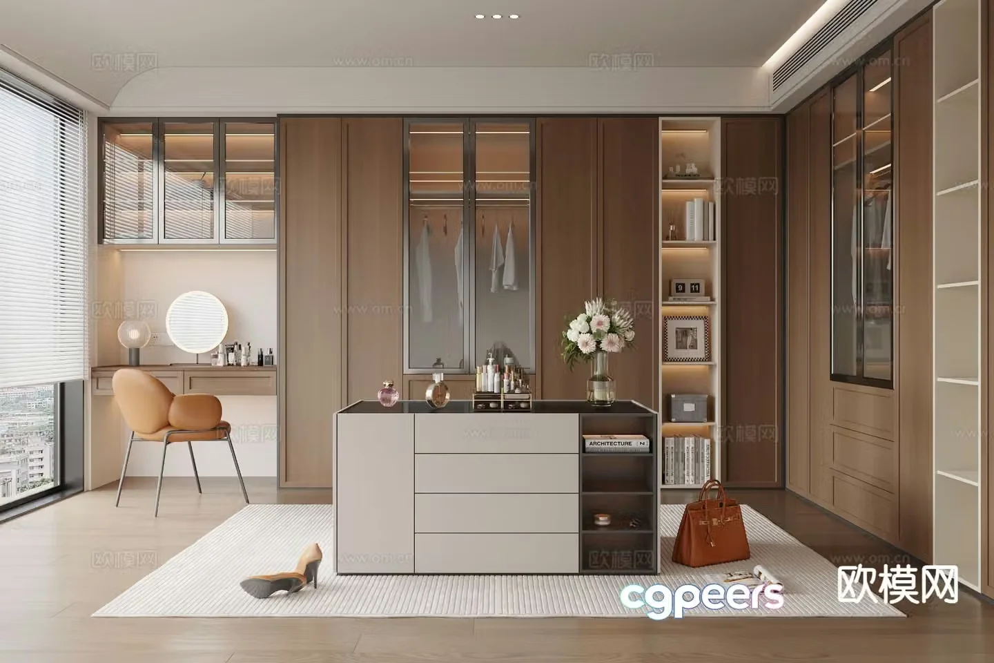 Italian cloakroom 3D model