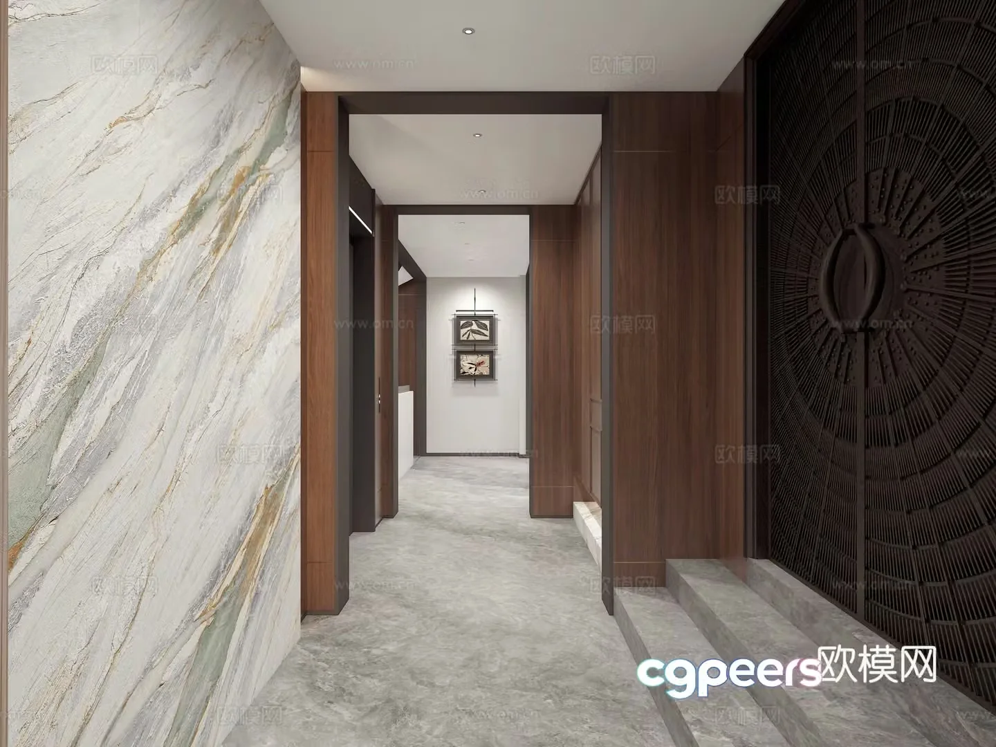 Modern Italian entrance hallway 3D model