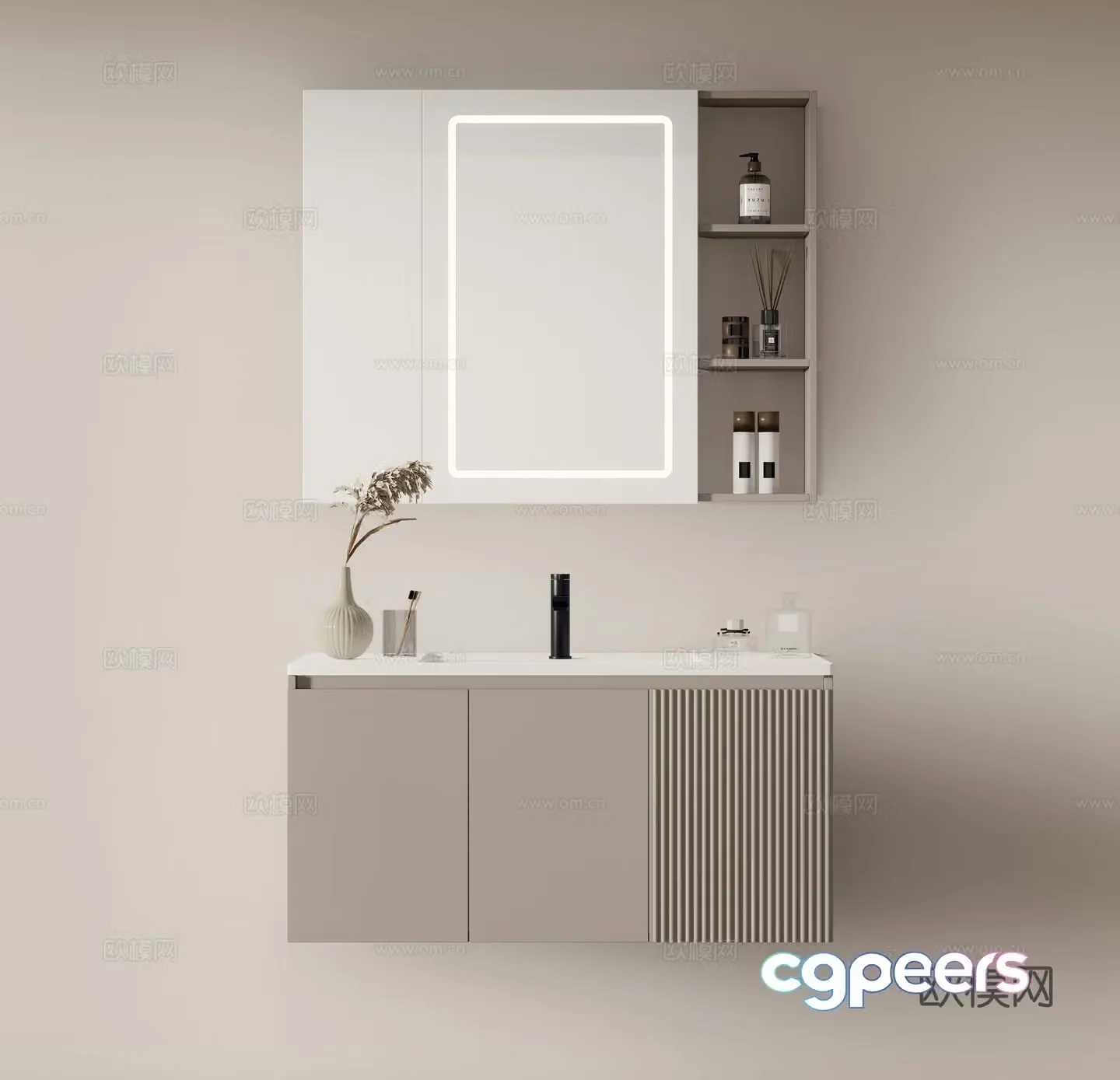 Modern wash basin wash basin 3d model