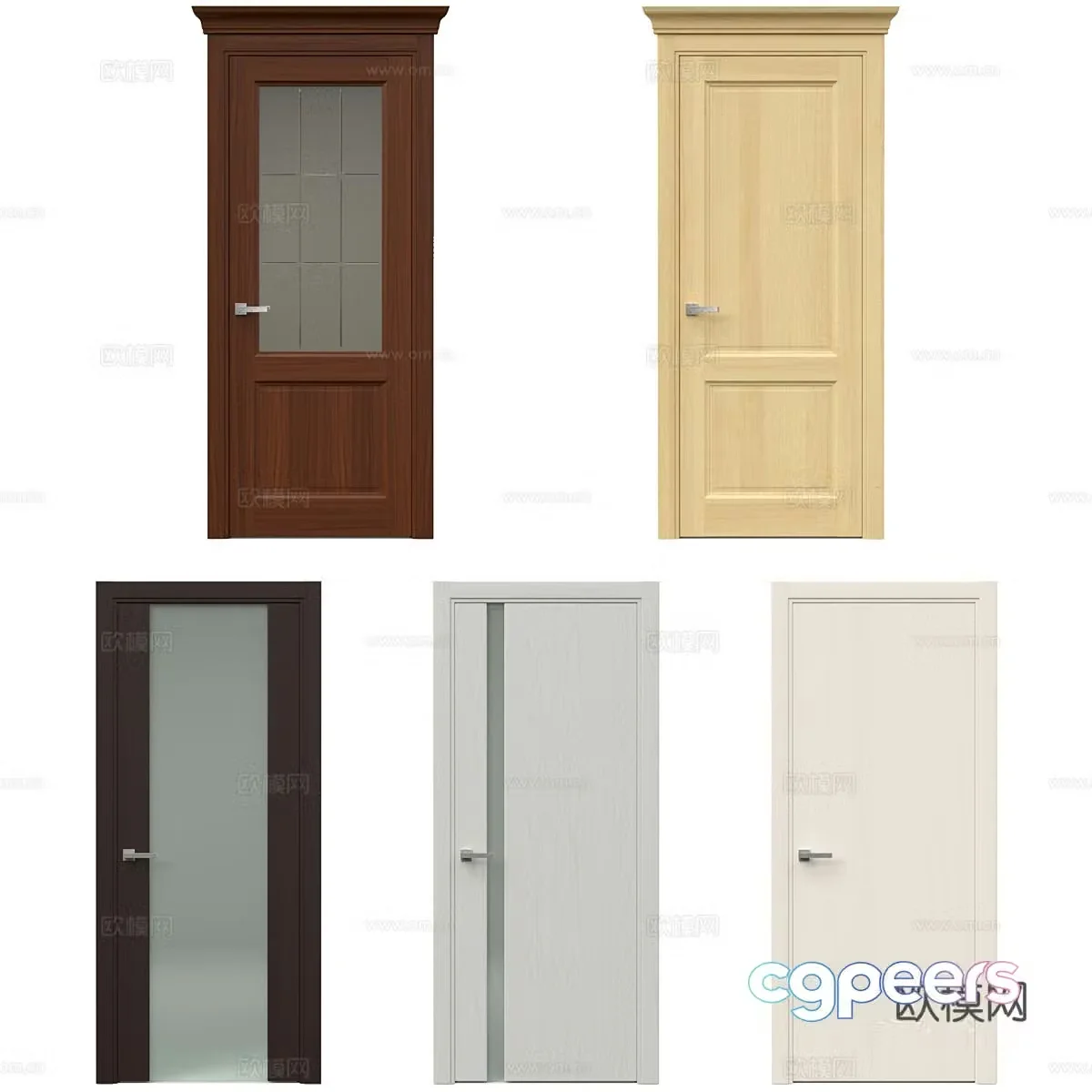 Swing door 3D model