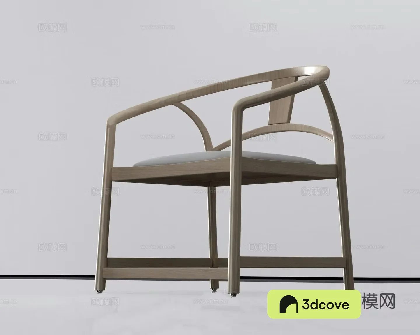 Leisure chair solid wood chair dining chair tea chair armchair