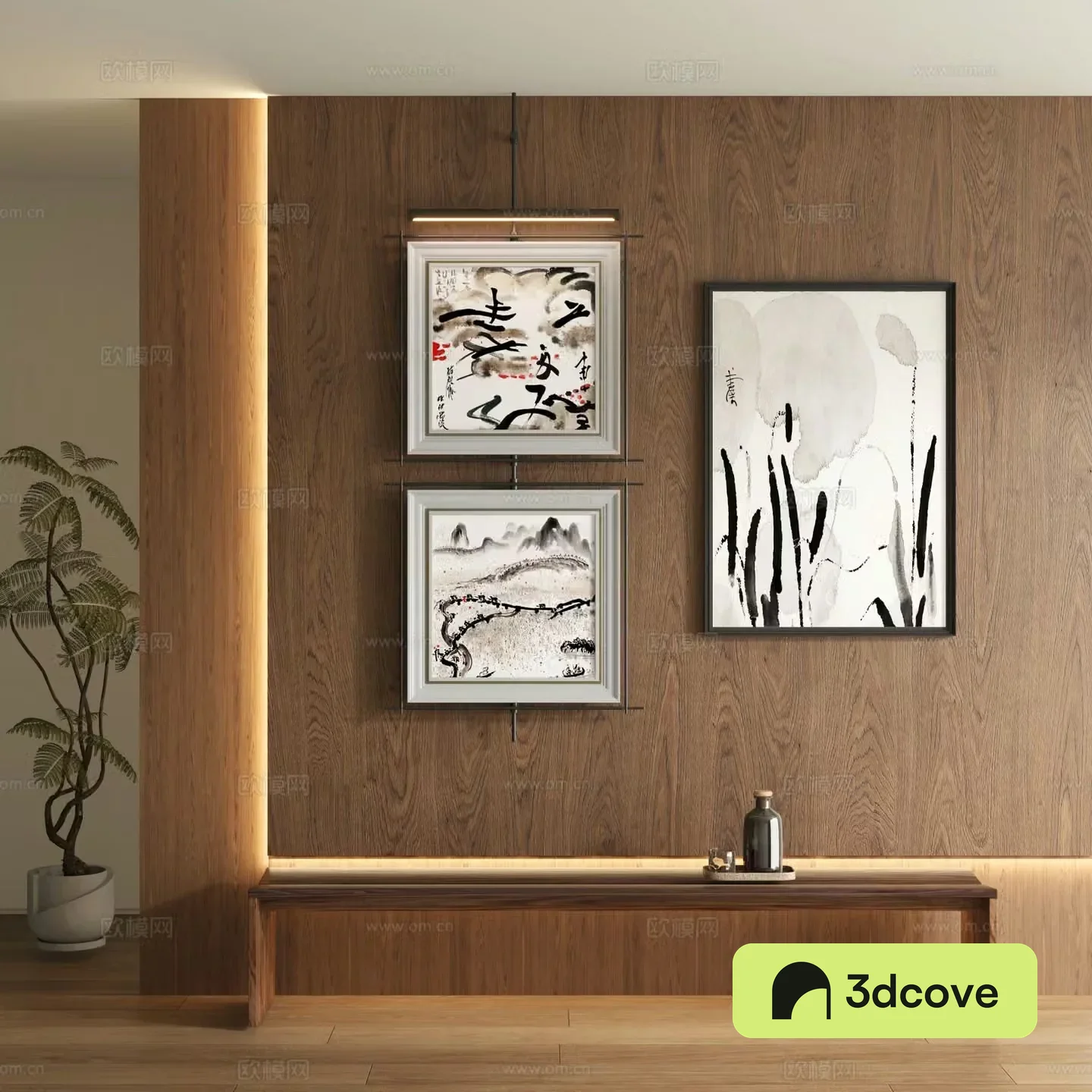 New Chinese style decorative painting ink painting hanging painting