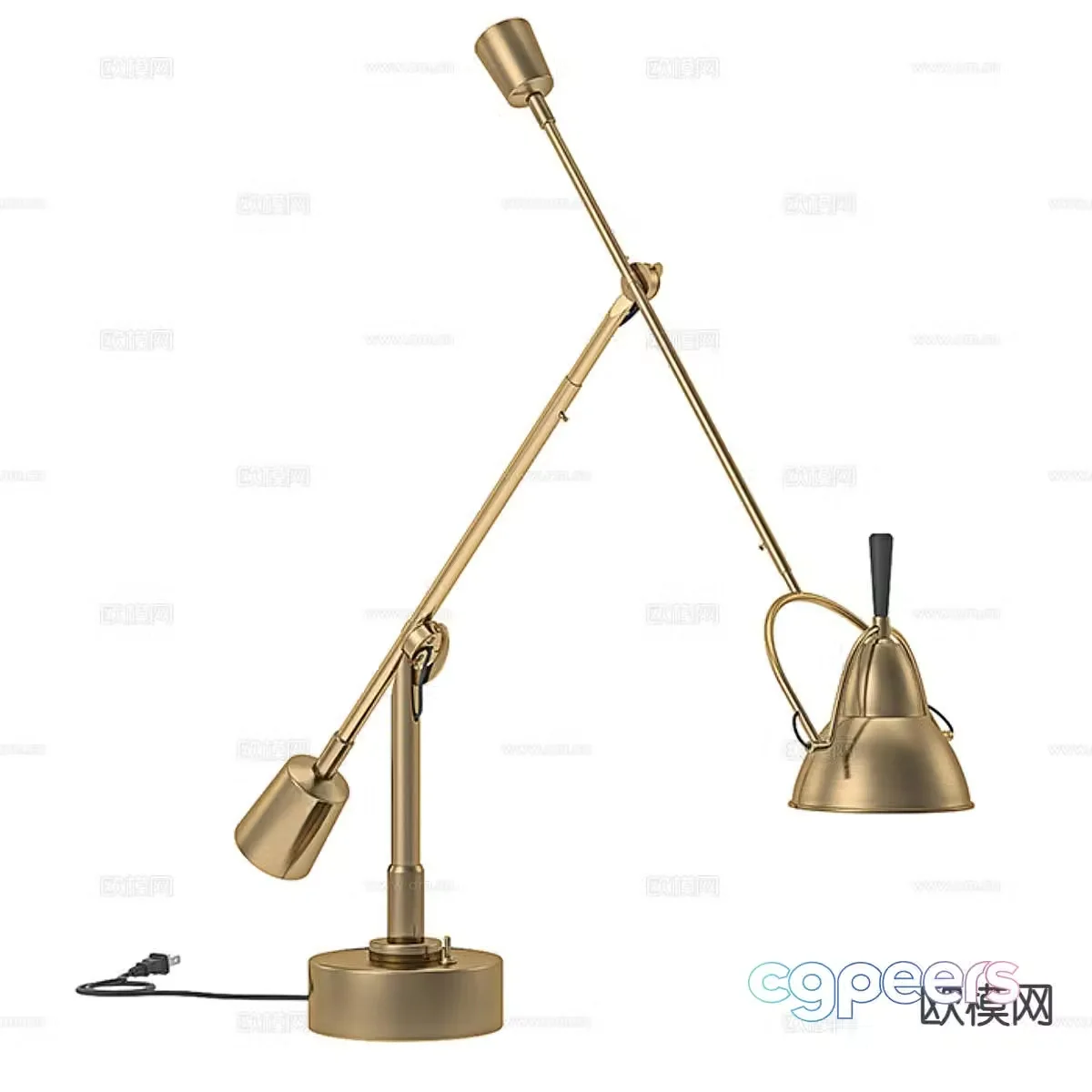 Light luxury table lamp 3D model
