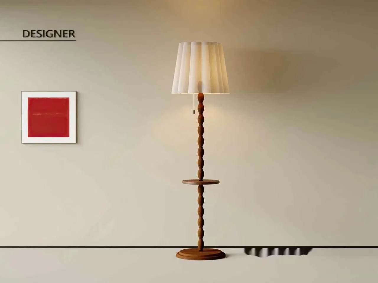 A Floor Lamp With A Unique Design 3D Model – 5921 – CORONA Render