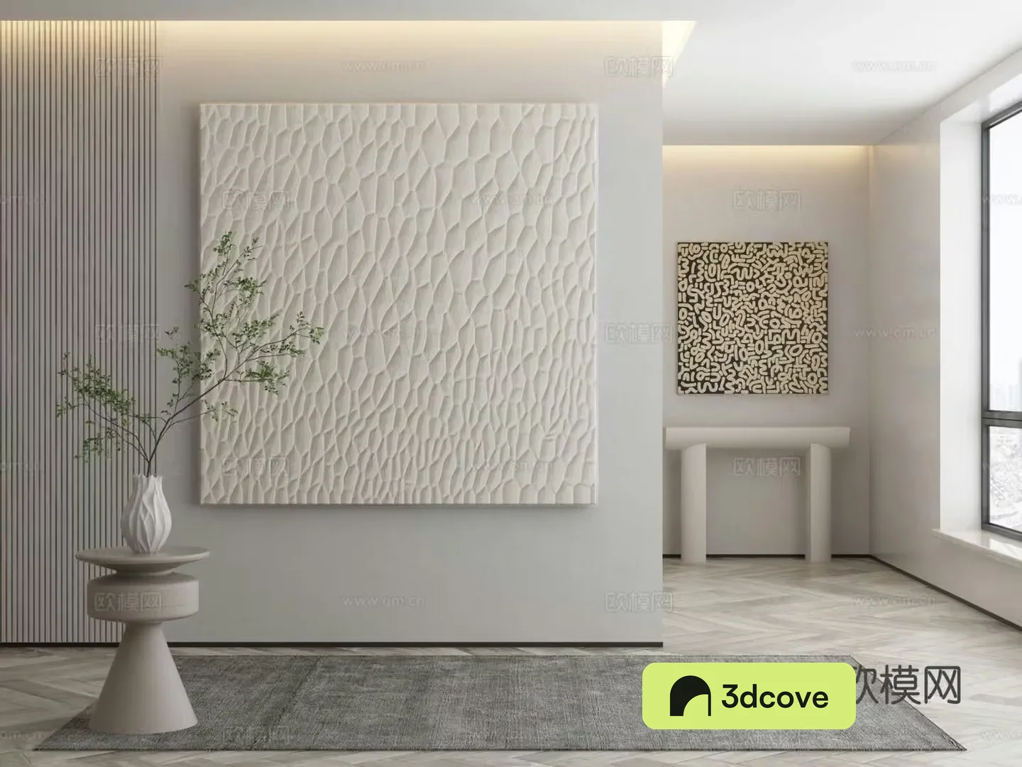 Modern texture painting decorative painting