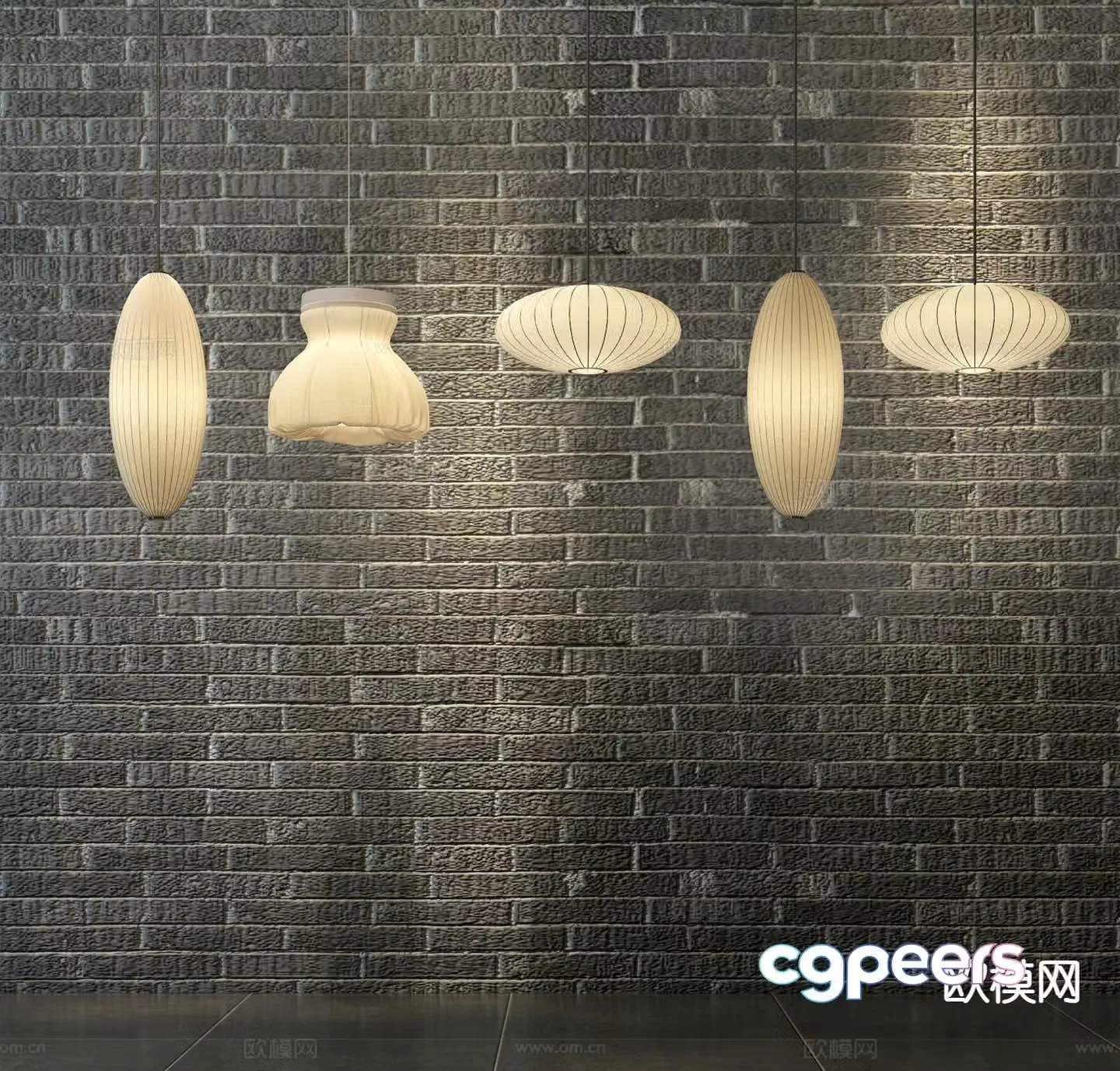 New Chinese style small chandelier bedside small chandelier 3d model