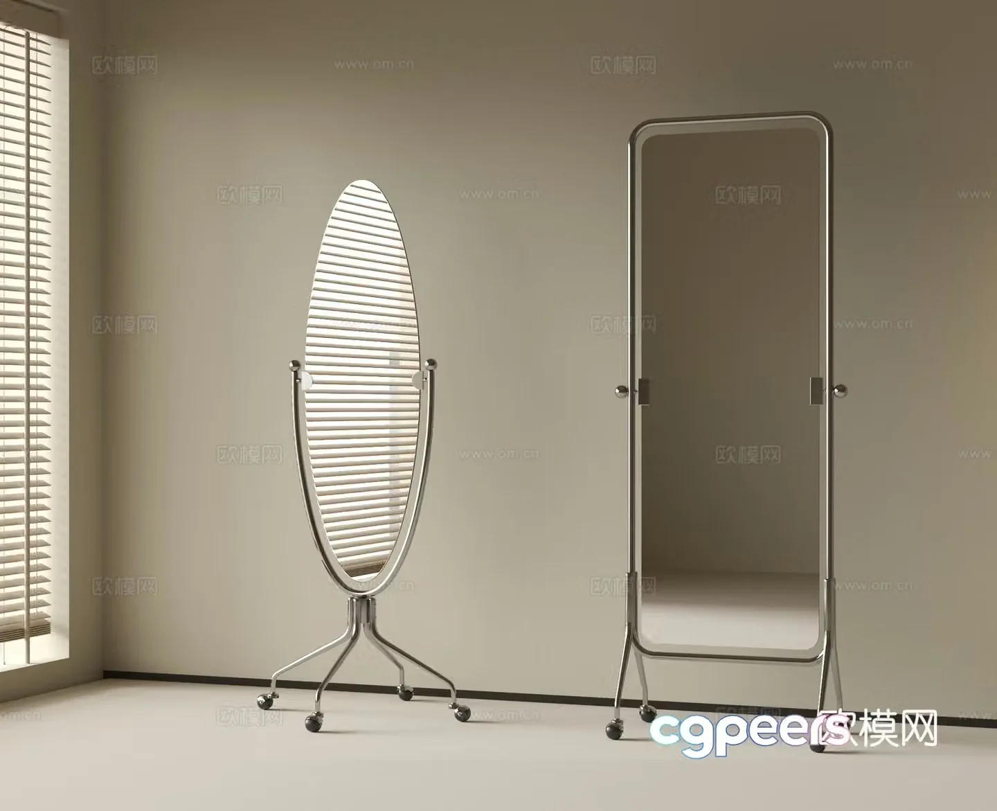Mirror full-length mirror full-length mirror 3d model
