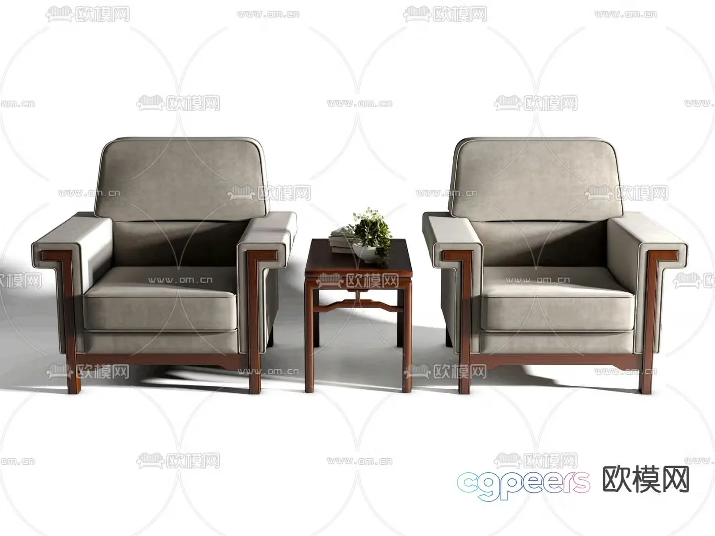 VIP sofa conference sofa reception sofa 3d model