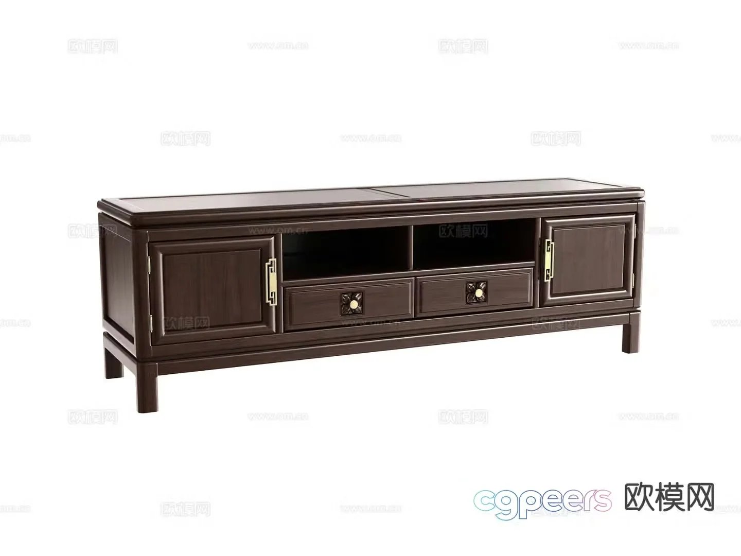 New Chinese style TV cabinet 3d model