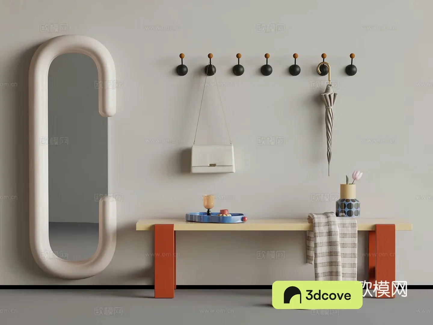 Shoe change stool Dopamine shoe change stool Mirror