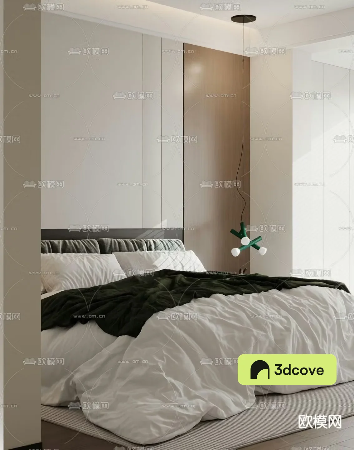 Modern double bed