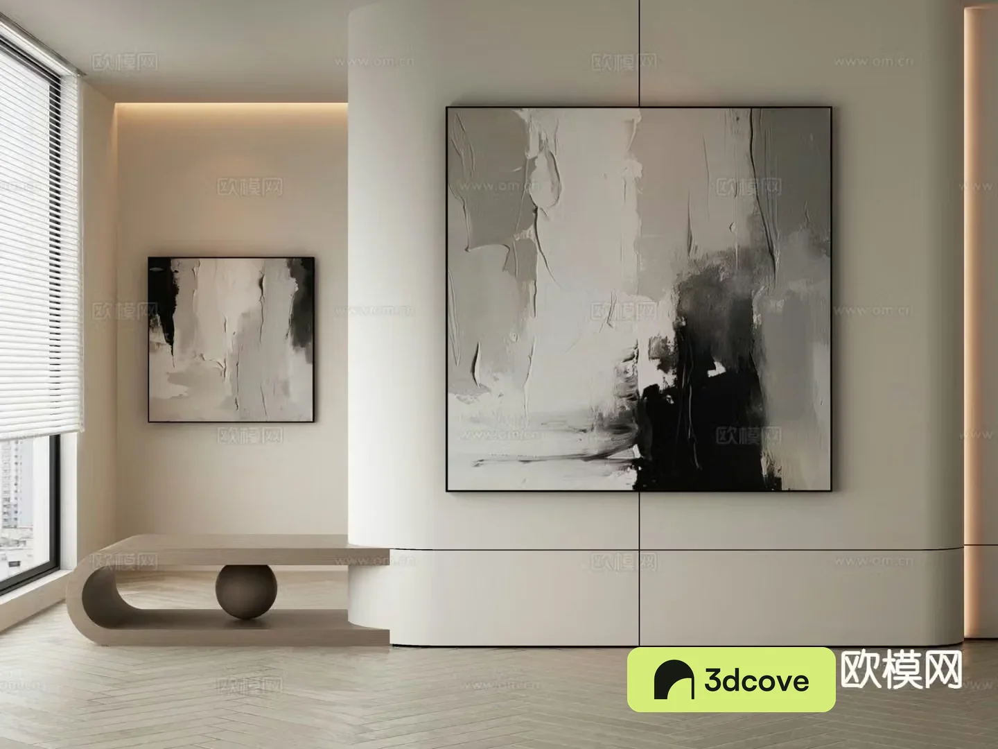 Wabi-sabi painting texture painting decorative painting hanging painting