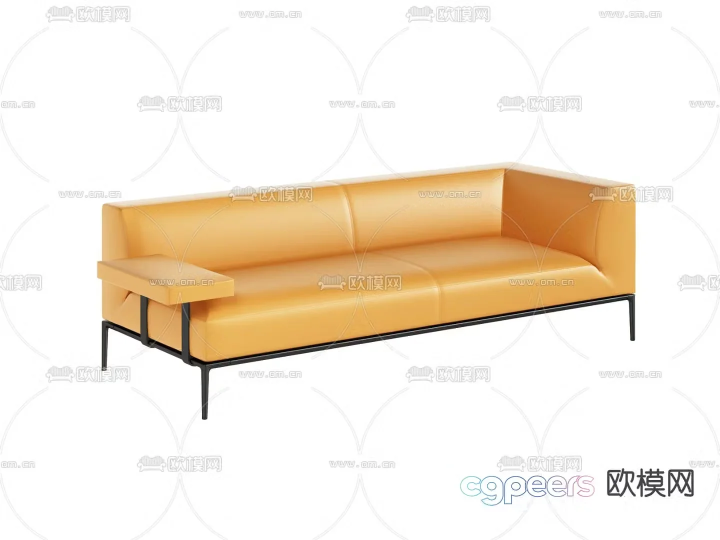 Modern leisure sofa 3d model
