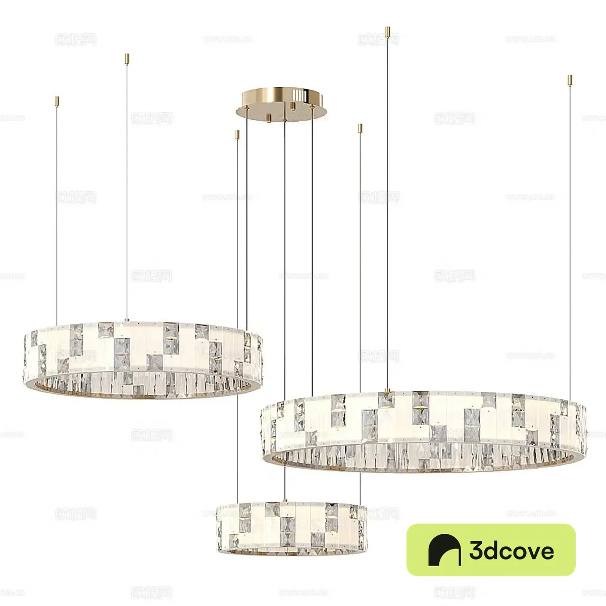 Modern ring chandelier Simple chandelier