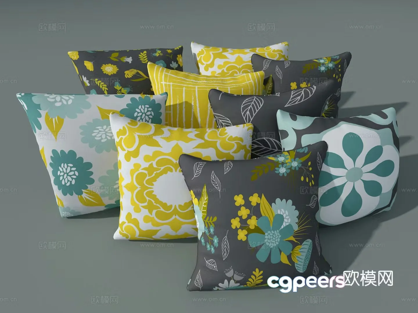 Sofa pillow 3d model