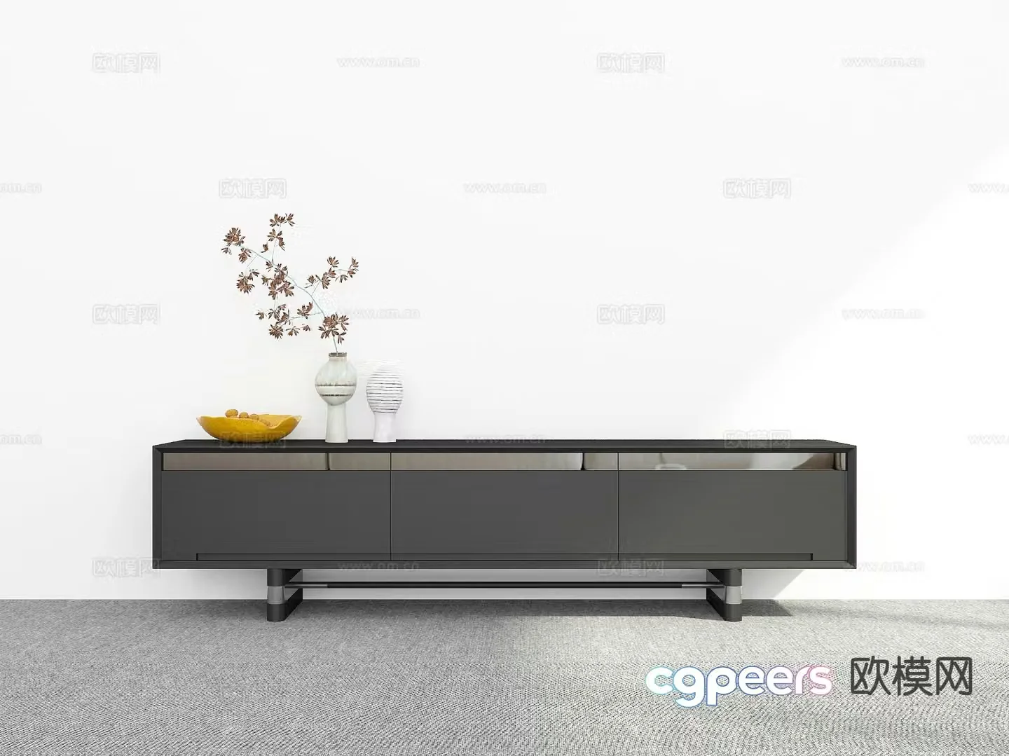 Modern TV cabinet 3d model