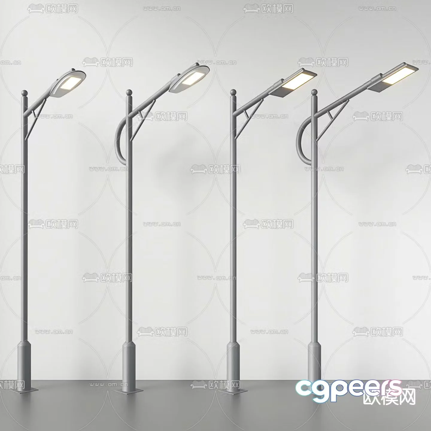 Outdoor lawn lamp street lamp 3d model