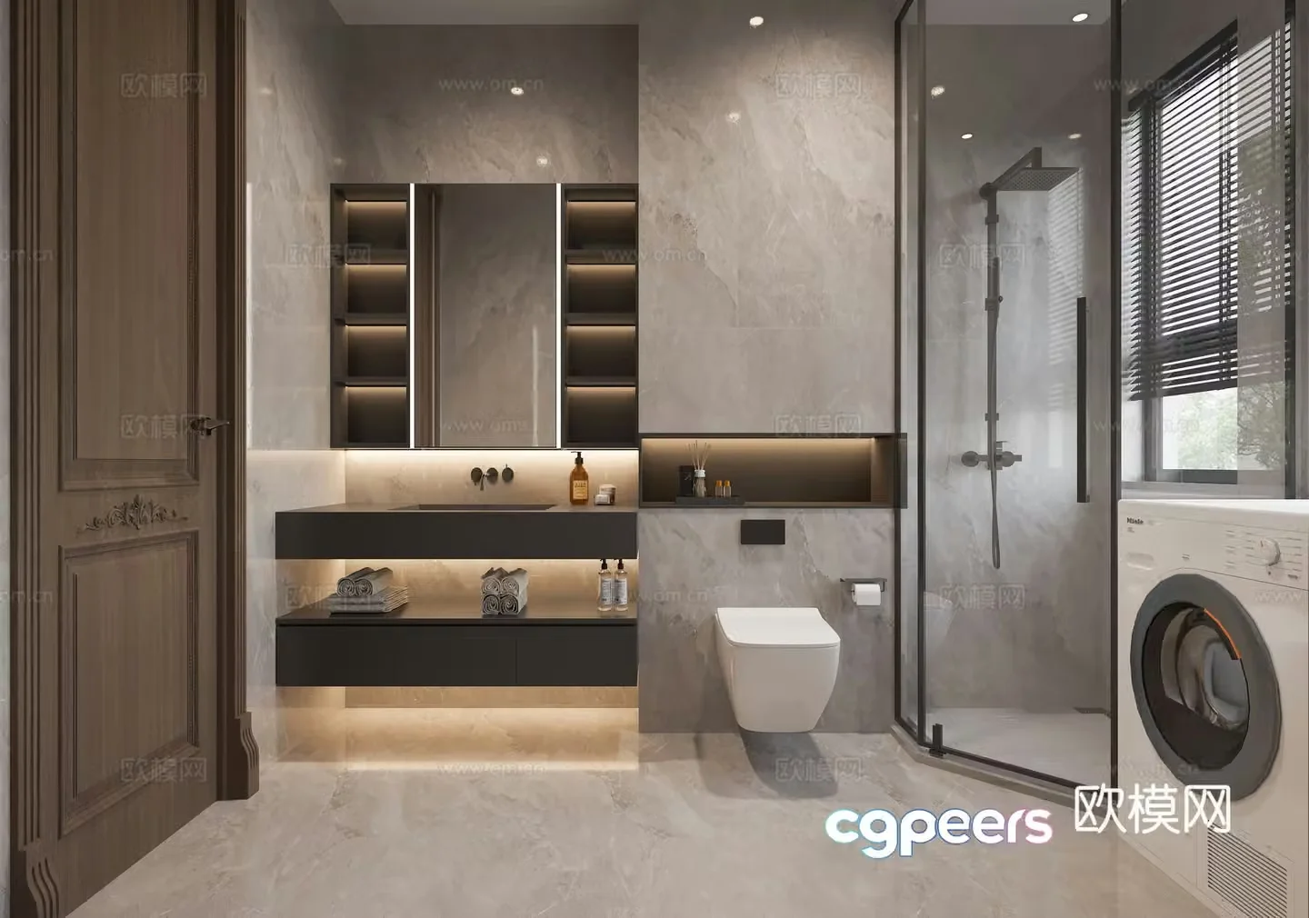 Modern bathroom 3d model