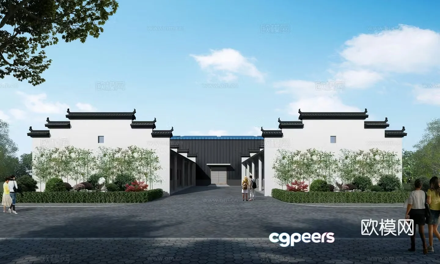 Chinese ancient building 3D model